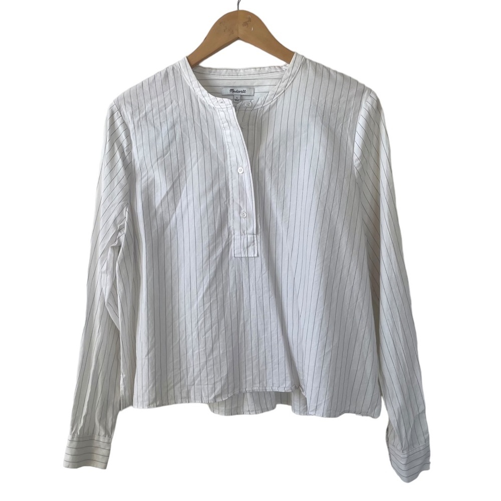 Madewell Striped Popover Shirt